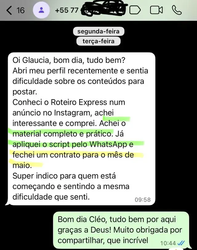 Depoimento — Cléo